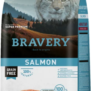 BRAVERY Salmon Adult Cat ברוורי סלמון לחתול בוגר