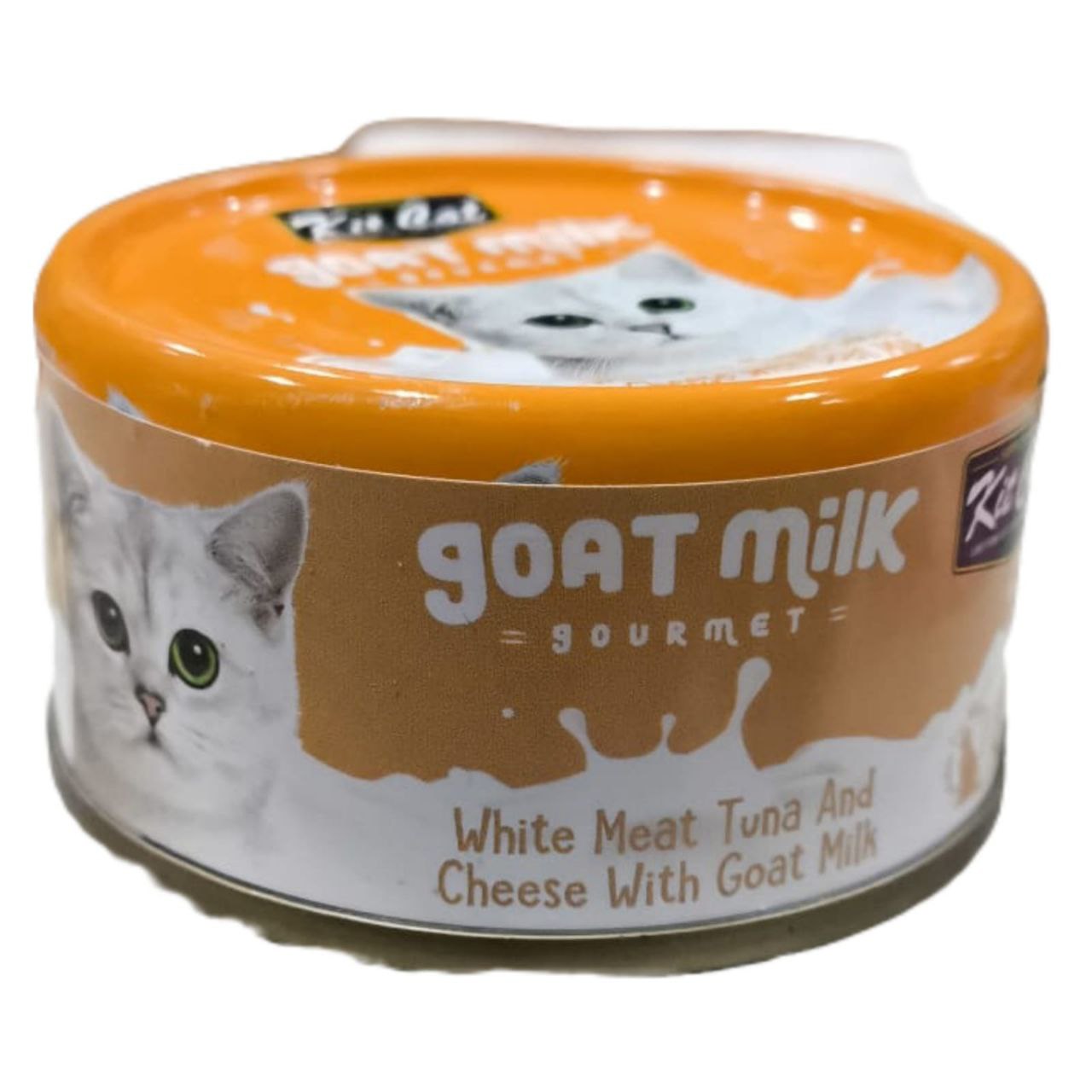 Kit Cat שימורי טונה וגבינה על בסיס חלב עיזים