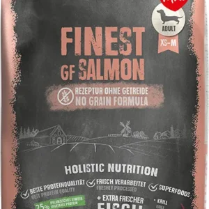 Belcando Finest GF Salmon 12,5 kg בלקנדו מזון יבש ללא דגנים על בסיס סלמון 12.5 קג