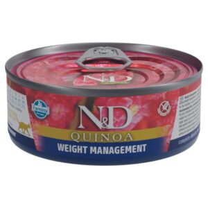 N&D Quinoa (Farmina) מעדן טלה וקינואה לשמירה על משקל לחתול
