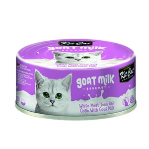 Kit Cat שימורי טונה וסרטנים על בסיס חלב עיזים