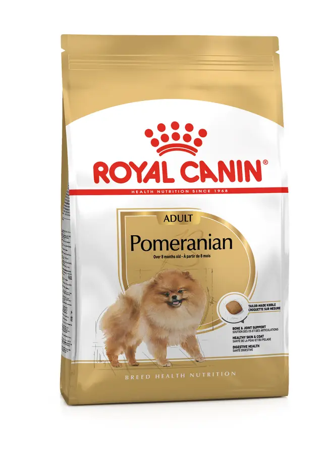 Royal Canin Dog Pomeranian 3kg רויאל קנין מזון יבש לכלבים מגזע פומרניאן 3 קג