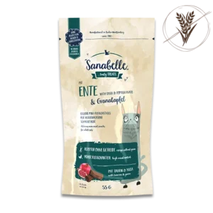 Sanabelle Mini Meat Sticks Duck & Pomegranate סנאבל חטיף מקלות לחתול עם ברווז ורימון