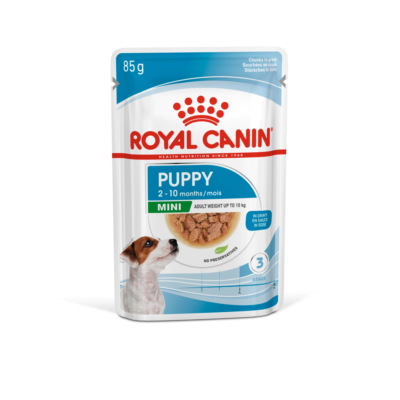 Royal Canin Dog Mini Puppy Gravy 85g רויאל קנין שימורים לגורי כלבים 85 גר'